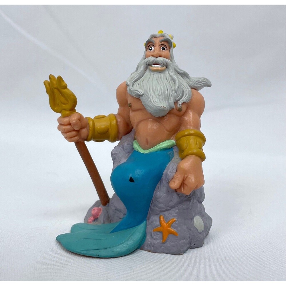 Li’l Classics Disney Store Little Mermaid King Triton Lil PVC Figure Cake Topper